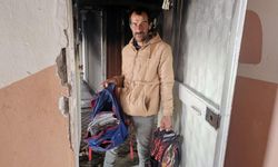 Kayseri Talas’ta evi yanan baba : 3 tane okuyan çocuğum var yardım edin
