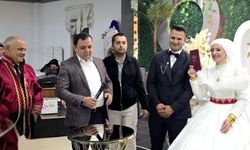 Kayseri'de kaymakamın koruması görkemli düğünle evlendi!