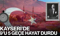 Kayseri’de 9’u 5 geçe hayat durdu