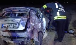 Otomobil şarampole devrildi!1 kişi öldü, 3 kişi yaralandı!