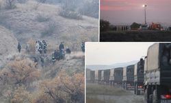 Gürcistan’da düşen askeri kargo uçağının enkazında incelemelere başlandı