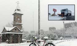 Kayseri Büyükşehir Belediyesi 598 mahallede karla mücadele nöbetinde