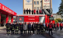 Kayseri Büyükşehir İtfaiyesi’nden lise öğrencilerine uygulamalı eğitim desteği