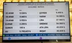 21 Kasım Kayseri'de güncel altın fiyatları!