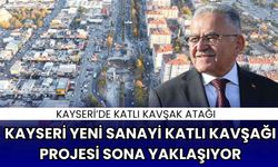 Kayseri’de katlı kavşak atağı: Kayseri Yeni Sanayi katlı kavşağı projesi sona yaklaşıyor