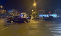 Kayseri’de otomobil takla attı: 2 yaralı