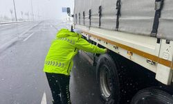 Kayseri’de kış lastiği denetimleri başladı