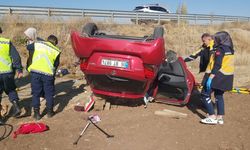 Konya’da otomobil şarampole yuvarlandı: 1 ölü 2 yaralı