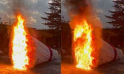 Kayseri'de trend olan dev çiçek buketi alev alev yakıldı! Sebebi şaşkınlık yarattı
