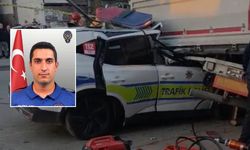 Manisa’da polis aracı tıra çarptı: 1 polis şehit oldu 1 polis ağır yaralı