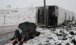 Nevşehir’de kazada 14 kişi yaralandı! O Rahatını bozmadı