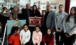 Kayseri’de Şehit Polis Memuru Murat akpınar’ın adına okulda kütüphane açıldı