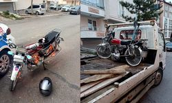 Motorcuya parkta drift pahalıya patladı!