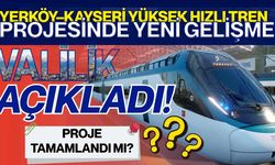 Yerköy–Kayseri yüksek hızlı tren projesinde yeni gelişme: Valilik açıkladı!