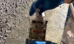 Toprağa gömülü kavanozlardan el bombası ve EYP çıktı