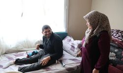 6 Yaşında boynuna batan tel engelli bıraktı