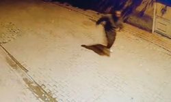 Mahallede dehşet anları: Evin camlarını taşlayıp kaçtı