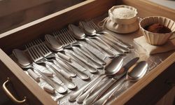 Kayserili hanımlar bu yöntemi sevdi: Kararan çatal kaşıklar ışıl ışıl oluyor