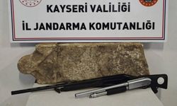 Kayseri’de “Anadolu Mirası” operasyonu: Roma dönemine ait Mezar Steli ele geçirildi