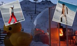 Ünlü çift Kayseri'de aşk tazeledi! Erciyes pozları sosyal medyayı salladı