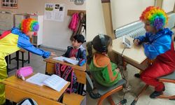 İncesu'da palyaço çocukları taradı çocuklar hiç korkmadı