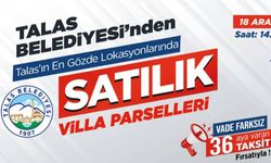 Talas Belediyesi’nden villa parseli fırsatı! İhale ne zaman ? Hangi mahallelerde olacak ?