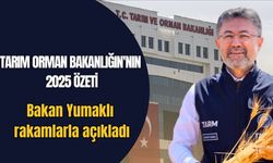 Tarımda Orman Bakanlığı'nın 2025 karnesi: Bakan Yumaklı açıkladı