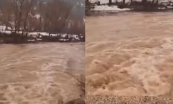 Kayseri'de yoğun yağış sel getirdi!