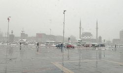 Kayseri beyaza büründü! Kar yağışı başladı