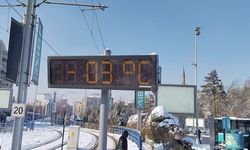 Kayseri’de dondurucu soğuk termometreleri şaşırttı