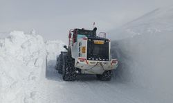 Kayseri’nin o ilçesinde kar kalınlığı 1 metreyi aştı