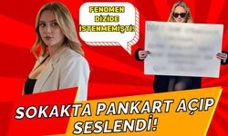 Bahar dizisinde istenmemişti! Ünlü oyuncu sokakta pankart açıp seslendi