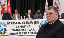 Pınarbaşı Esnaf Odası’nda Bünyamin Bedir güven tazeledi