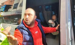 Adana’da trafik cezası yiyen sürücü polisi tehdit etti