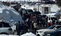 Erciyes’e çıkmak 2 saat aldı, mağazalarda kayak ekipmanları tükendi