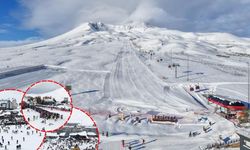 Erciyes Kayak Merkezi’nde bu görüntüler hayal oldu!