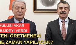 Hulusi Akar duyurdu: Kayseri’ye yeni öğretmenevi yapılacak