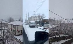 Kayseri Felahiye ve Tomarza’da kar etkili oldu