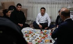 Kayseri Valisi Çiçek iftar sofrasına konuk oldu