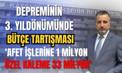 Bağımsız Meclis Üyesi Şahin Ülker, Deprem bütçesini eleştirdi