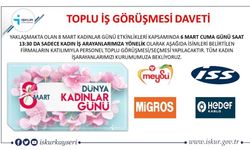 Kayseri’de kadınlara toplu iş görüşmesi