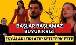 Yeraltı dizisinde kriz çıktı: Eşyaları fırlatıp seti terk etti!