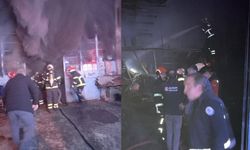 Nevşehir’de oto döşeme dükkanı küle döndü