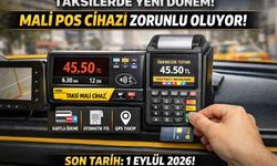 Taksilerde Yeni Dönem: 1 Eylül 2026’ya Kadar Tüm Taksilere "Mali POS" Zorunluluğu Geliyor!