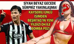 Siyah beyaz gecede sürpriz buluşma! Kayserili ünlü isimden Beşiktaş’ın yeni yıldızı Oh ile bomba poz!