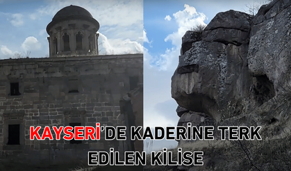 Kayseri'de o kilise ayakta zor duruyor! Kaderine terk edildi!