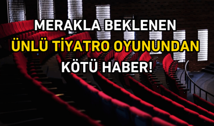 Kayseri'deki tiyatro oyunu iptal edildi!