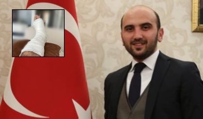 AK Parti Melikgazi İlçe Başkanı Tayyar Şahin trafik kazasında yaralandı