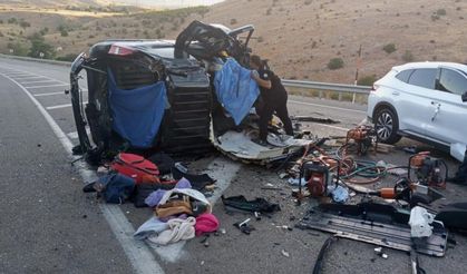 Kayseri yolunda katliam gibi kaza: 4 ölü, 2 yaralı