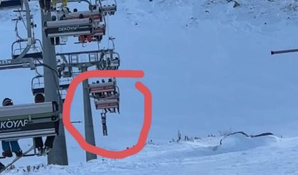 Erciyes'te teleferikten düştü zannedildi, aslında kendi atlamış!